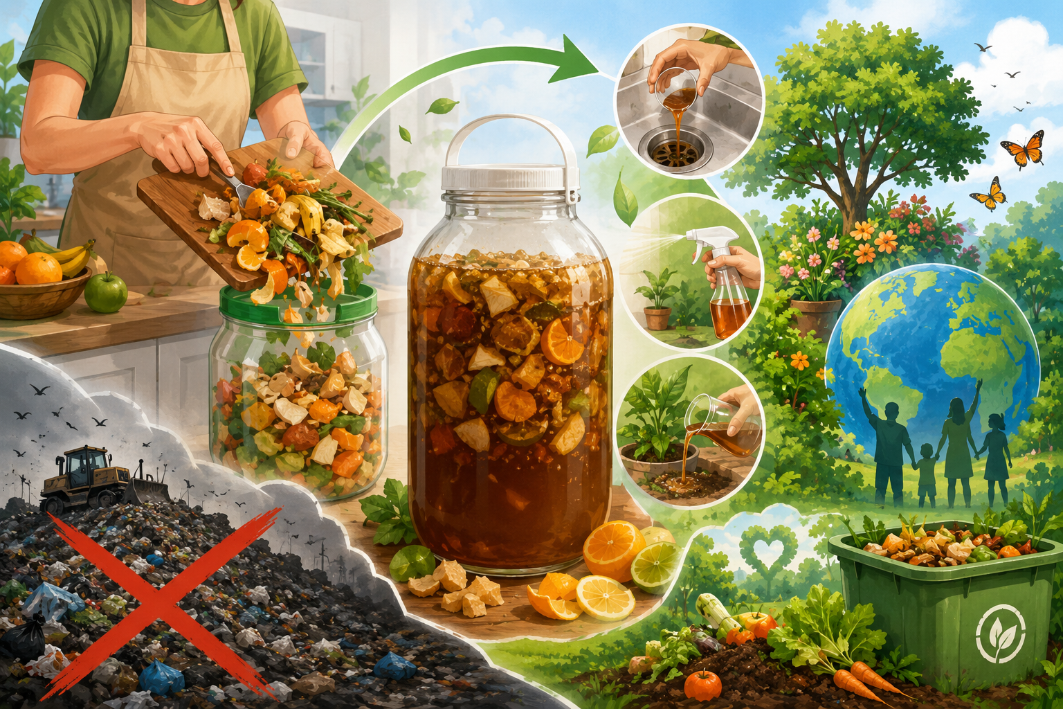 Eco-Enzim Solusi Kurangi Sampah Organik Rumah Tangga yang Dikirim ke TPA